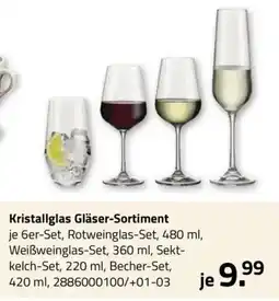 ROLLER Kristallglas Gläser-Sortiment Angebot