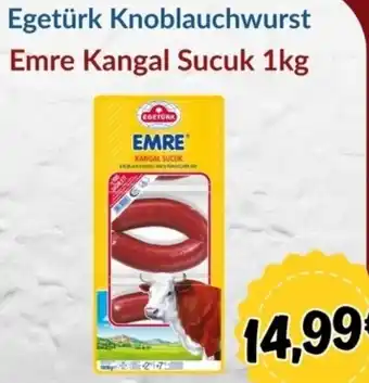 Egetürk Knoblauchwurst Emre Kangal Sucuk