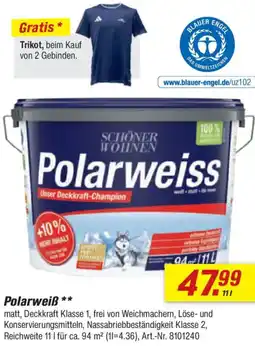 toom Baumarkt SCHÖNER WOHNEN Polarweiß Angebot