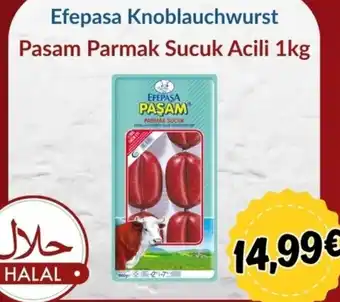 Efepasa Knoblauchwurst Pasam Parmak Sucuk Acili