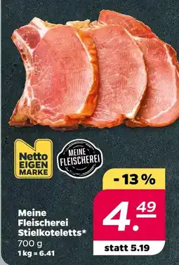 NETTO Netto eigenmarke, meine fleischerei stielkoteletts Angebot