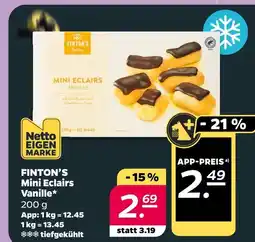 NETTO Finton's mini eclairs vanille Angebot