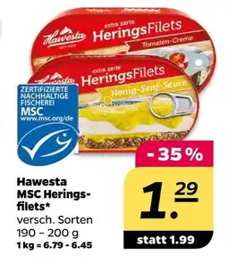 NETTO Hawesta msc heringsfilets Angebot