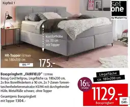 Zurbrüggen Boxspringbett ,,FAIRFIELD" Angebot