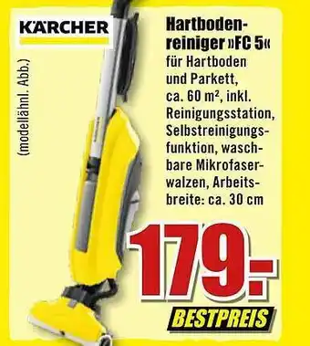 B1 Discount Baumarkt Hartboden-reiniger »fc 5« Kärcher Angebot