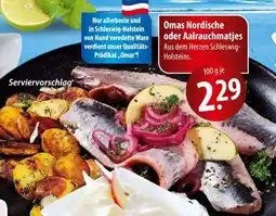 Famila Nord Ost Omas Nordische oder Aalrauchmatjes Angebot