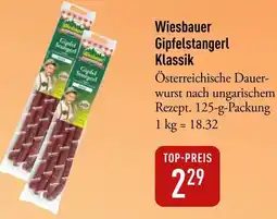 Galeria Markthalle Wiesbauer Gipfelstangerl Klassik Angebot