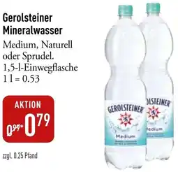 Galeria Markthalle Gerolsteiner Mineralwasser Angebot