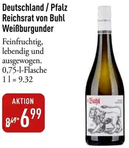 Galeria Markthalle Deutschland / Pfalz Reichsrat von Buhl Weißburgunder Angebot