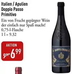 Galeria Markthalle Italien / Apulien Doppio Passo Primitivo Angebot