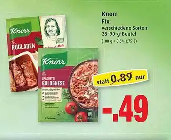 Markant Knorr Fix Angebot