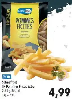 CITTI Markt Schnefrost TK Pommes Frites Extra Angebot