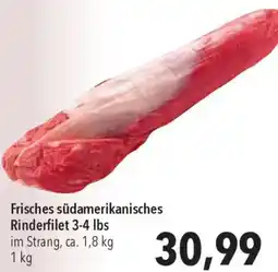 CITTI Markt Frisches südamerikanisches Rinderfilet 3-4 lbs Angebot