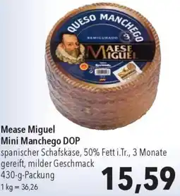 CITTI Markt Mease Miguel Mini Manchego DOP Angebot