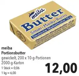 CITTI Markt meiba Portionsbutter Angebot