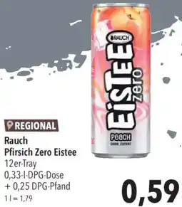 CITTI Markt Rauch Pfirsich Zero Eistee Angebot