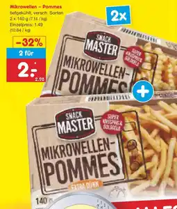 Netto Marken-Discount Mikrowellen - Pommes Angebot