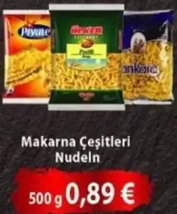 Hüdaverdi Makarna Çeşitleri Nudeln Angebot