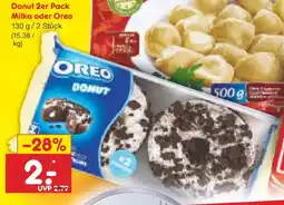 Netto Marken-Discount Donut 2er Pack Milka oder Oreo Angebot
