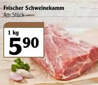 Globus Frischer Schweinekamm Angebot