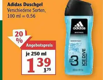 Globus Adidas Duschgel Angebot