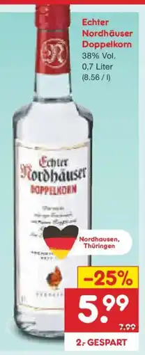 Netto Marken-Discount Echter Nordhäuser Doppelkorn Angebot