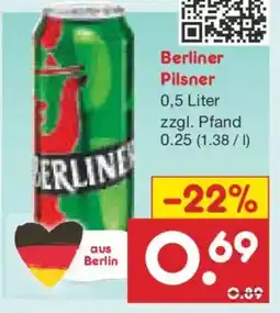 Netto Marken-Discount Berliner Pilsner Angebot