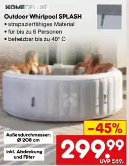 Netto Marken-Discount HOME DELUXE Outdoor Whirlpool SPLASH Angebot