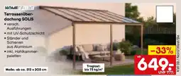 Netto Marken-Discount HOME DELUXE Terrassenüber- dachung SOLIS Angebot