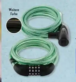 Aldi Süd Ride & Go Fahrrad-Spiralkabelschloss Angebot