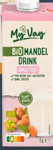 Aldi Süd My Vay Bio-Mandeldrink Ungesüßt Angebot