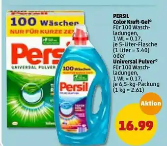 PENNY Persil Color Kraft-gel Oder Universal Pulver Angebot