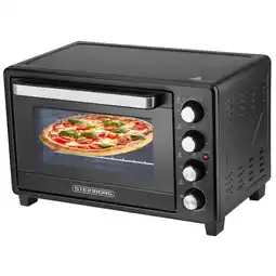 Netto Marken-Discount Steinborg Minibackofen Pizzaofen 35L mit Umluft 1600W schwar Angebot
