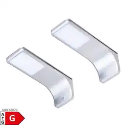 Netto Marken-Discount LED Unterbauleuchte, silber-grau, warmweiss, 2er SET Angebot