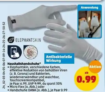 PENNY Elephantskin Haushaltshandschuhe Angebot