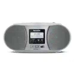 Netto Marken-Discount TechniSat DIGITRADIO 1990 Stereo-Boombox mit DAB+, UKW, CD-Player silber Angebot