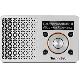 Netto Marken-Discount TechniSat DIGITRADIO 1 Tragbares DAB+ & UKW-Radio, Akku silber/orange Angebot