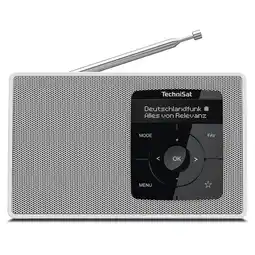 Netto Marken-Discount TechniSat DIGITRADIO 2 Portables DAB+/UKW-Radio, Bluetooth weiß Angebot