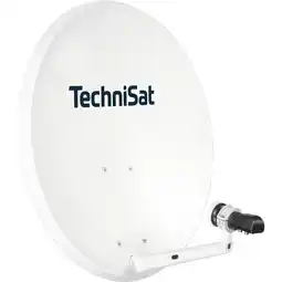 Netto Marken-Discount TechniSat TECHNITENNE 70 mit Quattro-Switch-LNB 4 Teilnehmer 1 Satellit lichtgrau Angebot