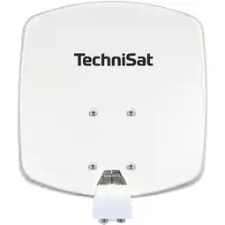 Netto Marken-Discount TechniSat DIGIDISH 33 Sat-Schüssel mit Twin-LNB & Wandhalterung, 2 TN polarweiß Angebot