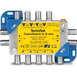 Netto Marken-Discount TechniSat TECHNISWITCH 5/8 MINI Multischalter / Satverteiler für 8 Teilnehmer Angebot