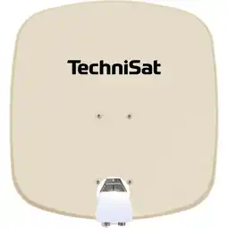 Netto Marken-Discount TechniSat DIGIDISH 45 Sat-Schüssel mit Twin-LNB & Wandhalterung, 2 TN beige Angebot