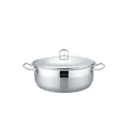 Netto Marken-Discount Edelstahl Kochtopf mi Antihaftbeschichtung - Induktionsgeeignet in Silber Angebot