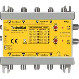 Netto Marken-Discount TechniSat TECHNIROUTER 5/2x16 Sat-Verteiler für 2 Stränge je 16 Teilnehmer Angebot