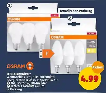 PENNY Osram Led-leuchtmittel Angebot