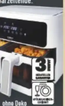 Marktkauf Edeka zuhause Doppelheißluftfritteuse FR-6963EK Angebot