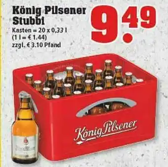 trinkgut König Pilsener Stubbi Angebot