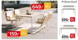 XXXLutz Dieter knoll gartentisch Angebot