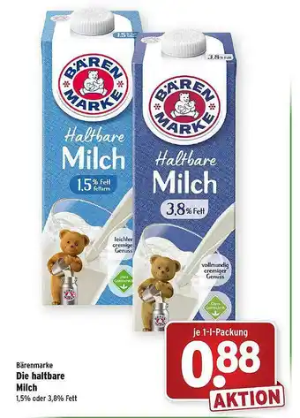 Wasgau Bärenmarke Die Haltbare Milch Angebot