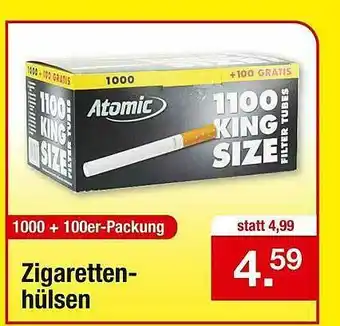 Zimmermann Zigaretten Hülsen Angebot